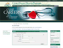 Tablet Screenshot of cvhp.jobscience.com