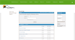 Desktop Screenshot of mammothhospital.jobscience.com